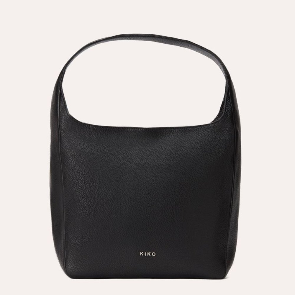 Kiko Leather Purse - Hobo Genuine Leather BLACK